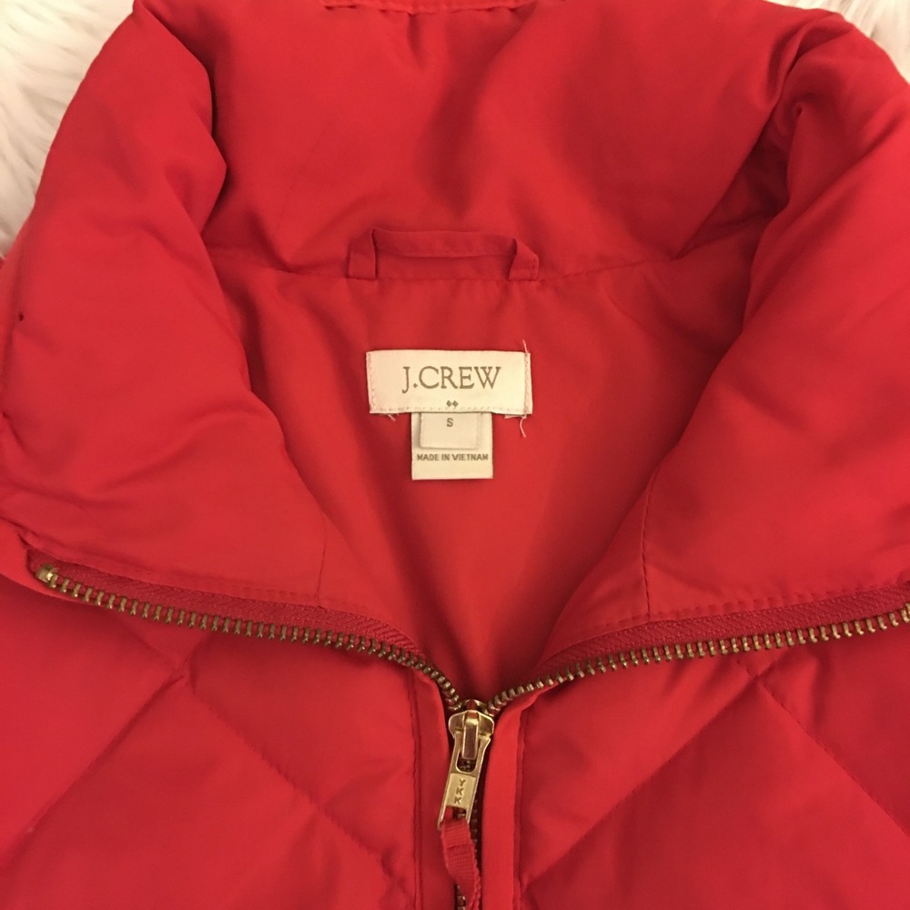 J. Crew | red | excursion | puff vest - Picture 5 of 12